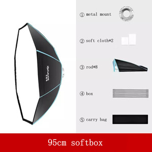 Kit di 3 Faretti LED da 100W per Illuminazione <span class=keywords><strong>Studio</strong></span> Fotografico, Luce Diurna per <span class=keywords><strong>Studio</strong></span> Professionale Audio-Video - Product Image 6