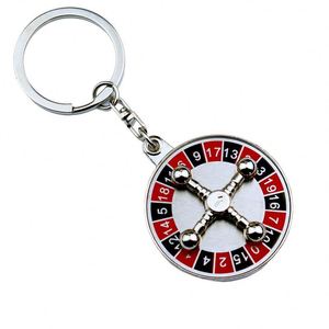 Llavero de Aleación de Zinc con Ruleta Rusa Giratoria, Accesorio Interior, Colgante, Joyería, Llavero para Coche y Regalo - Product Image 3