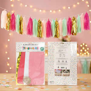 DIY <b>Tissue</b> Paper Tassel & Fringe Garland 20 Pcs Mixed Color Party <b>Wedding</b> Birthday Decoration Hanging Backdrop - Product Image 3