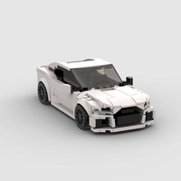 Compatible avec les briques de marque, voiture de course MOC, jouets de construction éducatifs à assembler soi-même pour enfants, blocs de construction ABS, cadeau d'entreprise