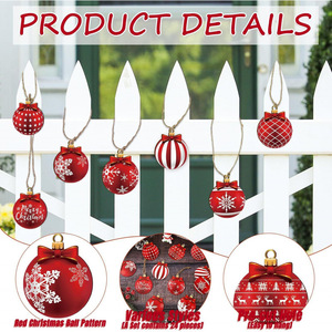 Set de Adornos Navideños Creativos de Madera para Decoración de Árboles de Navidad, Decoración para Fiestas en Casa, Adornos - Product Image 3