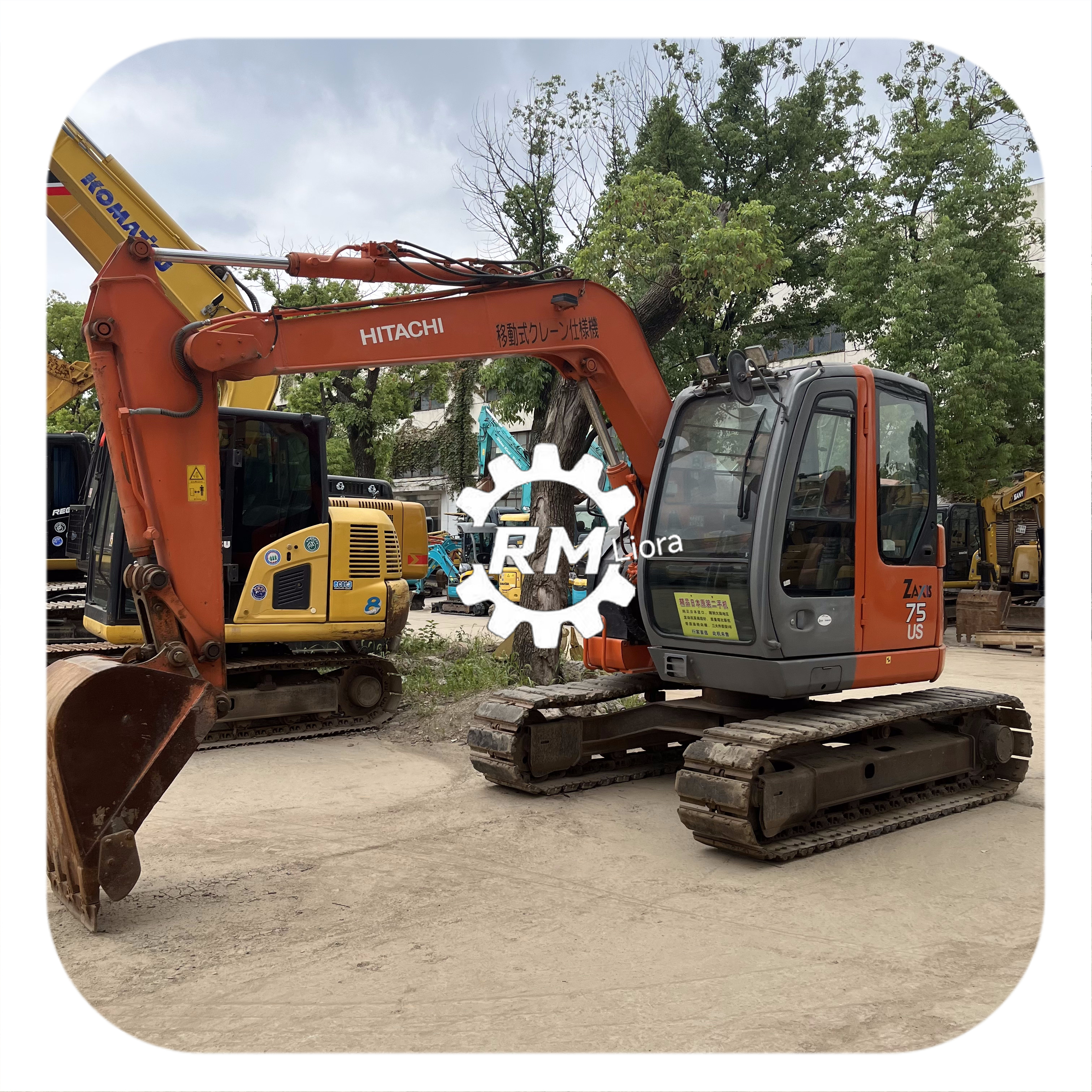 In Stock Hitachi ZX75 Excavator High Efficiency, Good Quality