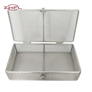 Cesta de Almacenamiento Rectangular Pequeña de Malla de Alambre de Acero Inoxidable 316 Ecológica para Almacenamiento Eficiente, Escurrido y Uso Multiusos - Product Image 6