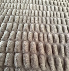 Mantas fruncidas de doble cara de piel sintética de conejo, lujosa manta de visón de piel ponderada Reversible suave de 60x72 pulgadas, color blanco - Product Image 4