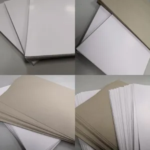 Tablero dúplex C1S de papel trasero gris dúplex blanco de fabricación china