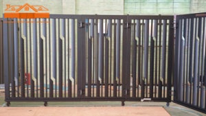 Personalización de Fábrica en Foshan: Puerta Giratoria de Aluminio de 90 Grados, Semi-Privada y Automática - Product Image 4