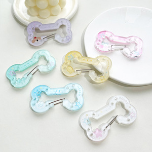 Porte-clés mignon en acrylique en forme de nuage style Ins, couleur <span class=keywords><strong>pastel</strong></span> personnalisée, avec mousqueton - Product Image 1