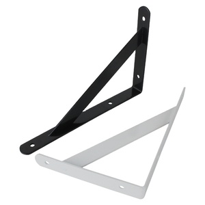 Support d'étagère pliant en L Support de <span class=keywords><strong>bricolage</strong></span> robuste matériel d'étagère ouvert supports d'étagère pliants en métal de fer rustique - Product Image 1