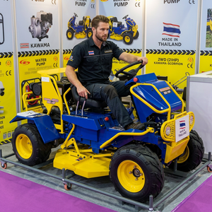 เครื่องตัดหญ้าแบบนั่งขับ TAYO Kawama Rhino 190 ซีซี เครื่องยนต์เบนซิน 4 จังหวะ โครงเหล็ก คุณภาพระดับมืออาชีพ ถังเก็บหญ้าขนาด 200 ลิตร - Product Image 2