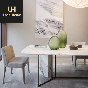 <span class=keywords><strong>Ensemble</strong></span> de table et de chaises de <span class=keywords><strong>salle</strong></span> <span class=keywords><strong>à</strong></span> <span class=keywords><strong>manger</strong></span> en marbre moderne, design personnalisé, nouveau design, populaire, luxueux, fabriqué par le fabricant - Product Image 1
