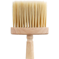 Brosse à poussière en poils PBT pour nettoyer les fentes et les rainures, avec manche en bois de caoutchouc, pour espaces étroits et interstices