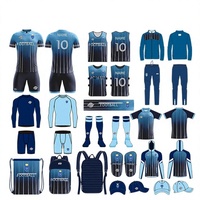 Tenue de football personnalisée par sublimation intégrale pour hommes, femmes et enfants - Maillots à manches courtes à séchage rapide pour matchs et entraînements
