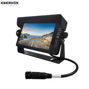 7 inch điện USB TFT xe <span class=keywords><strong>LCD</strong></span> tựa đầu màn hình phía sau xem máy ảnh 4 Dây màn hình rộng cảm ứng điện trở 7 inch 4 dây Màn hình rộng - Product Image 3