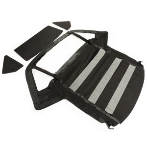 Capote souple texturée noire pour Mercedes <span class=keywords><strong>R107</strong></span> <span class=keywords><strong>560SL</strong></span> 380SL 450SL 68-89 - Product Image 1
