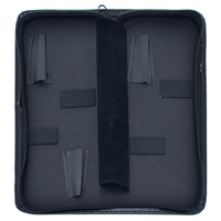 Ciseaux de coiffure professionnels grand espace de rangement pouvant contenir 4 ciseaux et peigne Kit cisailles en cuir pour animaux de compagnie ensemble étui avec emballage