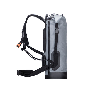 Sinotop Custom Logo Roll Top 25l Pvc Reflecterende Strip Buitenzak Met Ritssluiting Waterdichte Rugzak Outdoor Sport Reizen Gym - Product Image 5