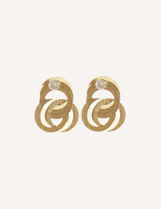 Orecchini YXQ E276 in acciaio inossidabile dorato YXQ E276 per uso quotidiano - Product Image 2