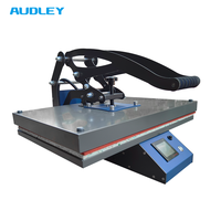 Machine de presse à chaud plate à station unique de 16x24 pouces manuelle/semi-automatique pour imprimante DTF de t-shirt dans l'imprimerie