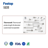 Transmetteur de température intelligent blindé 4-20 mA pour thermocouples K, E, J, T, PT100, CU50 et RTD