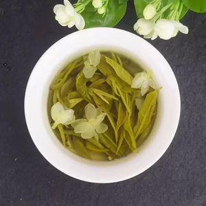 Thé vert biologique mélangé au jasmin, thé en vrac premium pour la santé, thé fleuri en boîte, floral et onctueux - Product Image 6