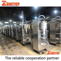 Machine de remplissage et d'emballage de petits sacs de fruits Orange, pasteurisé, lait de soja, eau minérale de printemps, ZT-1000