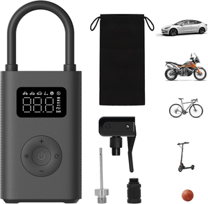 Compresor de aire eléctrico portátil <span class=keywords><strong>Xiaomi</strong></span> 2 150 PSI Inflador de neumáticos para coche Scooter bicicleta neumáticos bolas con detección de presión Digital - Product Image 2