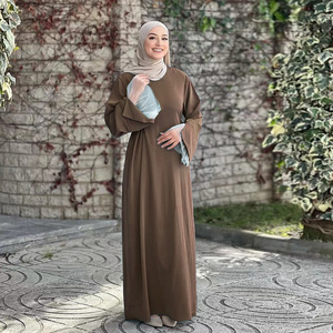 Last Modest Kaftan Woman Dress <strong>Abaya</strong> Saudi Arabia 2025 Ready to Sell Closed Front Basic <strong>Abaya</strong> Open Lace Sleeve Min <strong>Order</strong> 2 Pc - Product Image 6