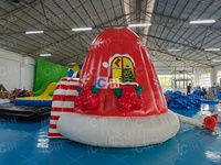 Tente gonflable de Noël en forme de chapeau pour cour, décoration gonflable personnalisée pour jardin et fête de fin d'année