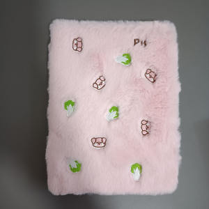 Fournitures de papeterie pour jeunes étudiantes filles dames <span class=keywords><strong>livre</strong></span> de compte à main fantaisie dessin animé Animal voyage Plan Journal Journal Journal duveteux carnet - Product Image 5