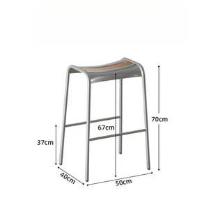 Tabourets pivotants modernes et minimalistes en fer forgé pour café, <span class=keywords><strong>club</strong></span>, réception, usage domestique - Qualité commerciale, aucun assemblage requis - Product Image 6