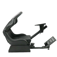 Siège de jeu de simulation de course pour PC avec volant, pédalier et support, compatible PS3 PS4 Logitech G27 - Vente en gros