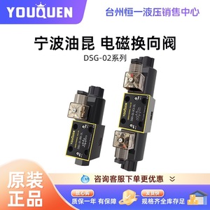Vanne solénoïde Youquen série DSG-02, commande directionnelle hydraulique 24V 220V - Product Image 1