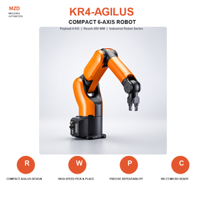 <span class=keywords><strong>Robot</strong></span> Industrial <span class=keywords><strong>KUKA</strong></span> KR 4 AGILUS R600 <span class=keywords><strong>Mini</strong></span> de 6 Ejes, Carga Útil de 4 kg, KR C5 para Ensamblaje de Microelectrónica - Product Image 3