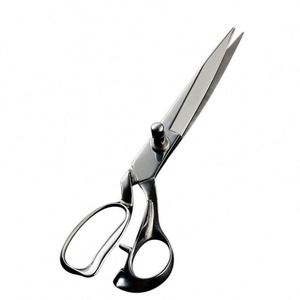 Ciseaux de couture pour couper le cuir, cisailles pour tailleurs, acier japonais, robustes, pour travaux manuels, tissu, qualité supérieure, 12 pouces, argent, OEM - Product Image 5