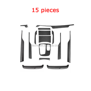 Garnitures intérieures en carbone sec de <span class=keywords><strong>la</strong></span> série <span class=keywords><strong>7</strong></span> Panneau de commande central Garniture de volant Décoration d'aération pour <span class=keywords><strong>BMW</strong></span> G11 G12 2016 Up - Product Image 4