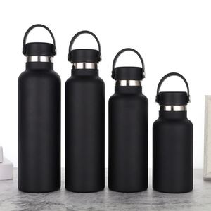 Fashionable Stainless Steel Car <b>Thermos</b> Cup, Large-capacity <b>Thermos</b> Water <b>Bottle</b> with Leather Case, Portable Water <b>Bottle</b> - Product Image 3