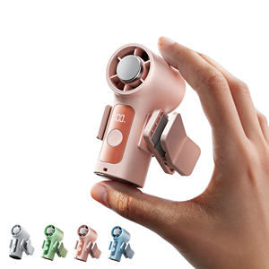 Clip-On Brushless Motor Portable <b>Handheld</b> <b>Fan</b> Mini USB Rechargeable Small <b>Fan</b> for Outdoor Travel Office - Product Image 1