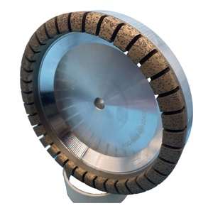 Disque de meulage diamanté à liaison céramique, forme plate, grain 80, pour le polissage des bords des dalles de pierre, du granit et du marbre, approvisionnement en gros usine - Product Image 3