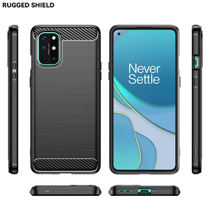 De fibra de carbono a prueba de golpes a prueba funda trasera suave TPU funda para teléfono móvil para oneplus <span class=keywords><strong>8T</strong></span> - Product Image 6