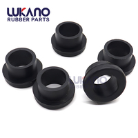 Bouchon en caoutchouc Oeillet rond 9 mm en forme de t Protection de joint en caoutchouc Bouchons de trou flexibles pour tuyau de câble Noir