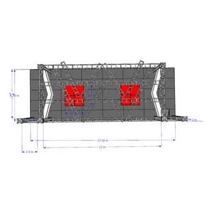 Cheap Aluminum Mobile DJ Truss Stage for Sale for wedding event