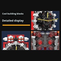 Juego de Relojes Mecánicos Cyberpunk OEM al por Mayor, Serie de 40 Piezas, Bloques de Construcción de Plástico ABS, Juguete de Construcción de Fantasía
