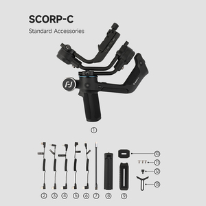 Estabilizador de Cámara DSLR de Mano de 3 Ejes FeiyuTech Feiyu SCORP-C con Capacidad de Carga de 2.5 kg para Cámaras sin Espejo - Product Image 5