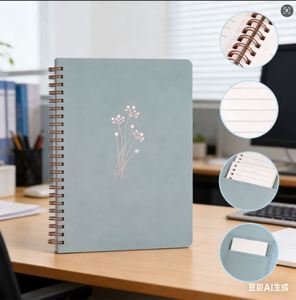 Carnet à spirales personnalisé avec logo, couverture rigide, multicolores, pour promotion ou cadeau - Product Image 4