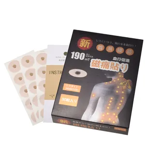 Energinox Ultra güçlü şifa 3300 Gauss Acupressure yapıştırıcılar alçı kas ağrı kesici manyetik yama