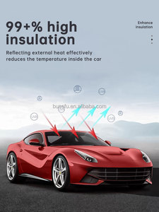 Busefu Phantom loạt thạch anh tím cửa sổ Tint Pet xe dán 2 mil 99% UV/IR từ chối bảo vệ sự riêng tư 5 năm bảo hành CuộN - Product Image 4