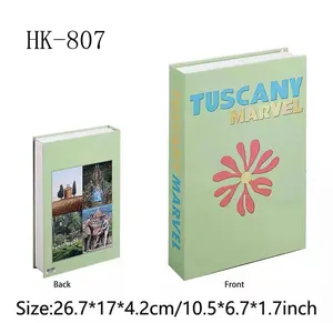 Fast Delivery Fake Books For Decoration Storage Box Luxury Openable Decorative Home Decoration Books Printing