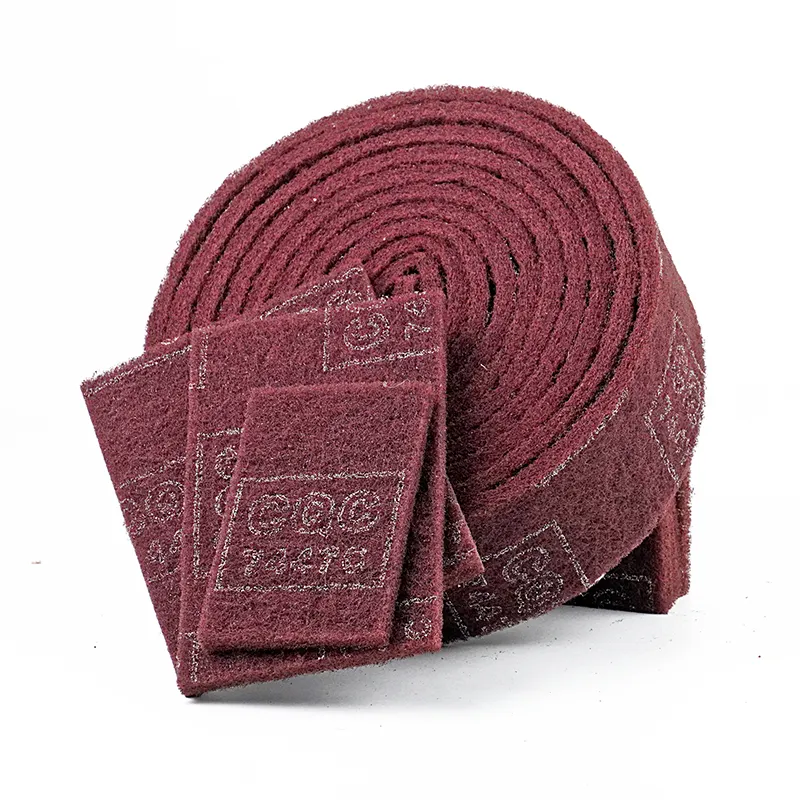 Hausgebrauch Mehrzweck-Schwerlast Anti-Fettwein rot Nylon-Schrubbpads nicht kratzend Geschirr-Schrubbpad-Blätter