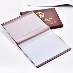 Household Register Cover Red Leather Protective Case For Home Storage <b>Document</b> <b>Holder</b> - Product Image 3