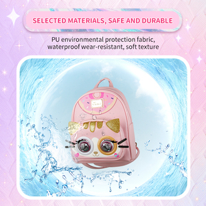 Factory Wholesale OEM/ODM Kids Blinking Bag Pu Leather <b>Backpack</b> Back to School Gift <b>Student</b> <b>Backpack</b> Talking Unicorn Schoolbags - Product Image 5